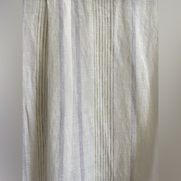 CP SHADES Striped Linen Tunic Dress Large - Picture 8 of 8